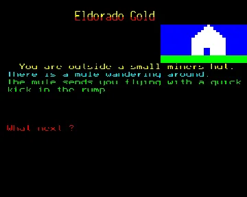 Eldorado Gold (1982)(Program Power)[ELDOR] screen shot game playing